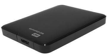 Черный диск WD Elements емкостью 1 ТБ