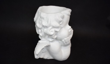 Вазон, чехол-ангел для искусственных цветов