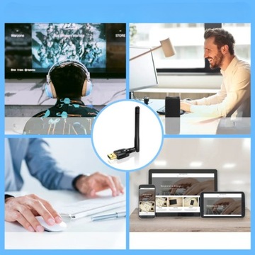EDUP EP-B3536Plus беспроводной передатчик WiFi USB Bluetooth 5.1 антенна