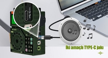 Портативная коротковолновая радиостанция Retekess TR112, FM VHF MW SW WB AIR Radio
