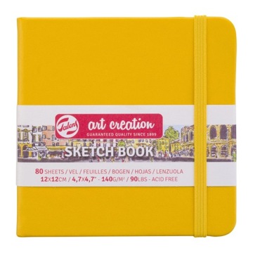 BLOK ART CREATION SKETCHBOOK ŻÓŁTY 12X12 140g