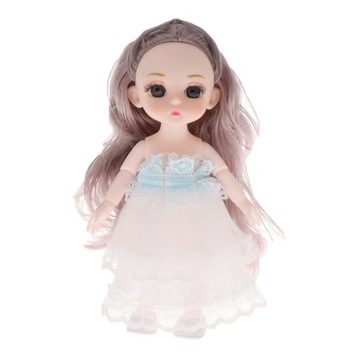 16 cm lalka BJD przegubowa twarz dziewczyny oczy