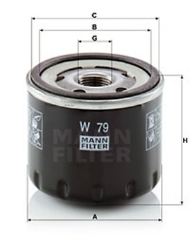 MANN SADA FILTRŮ NISSAN MICRA K14 1.0 71-73KM