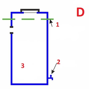 Łapacz wody deszczowej PVC fi 80/50 czarny