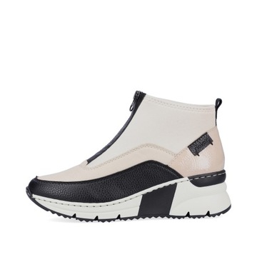 RIEKER buty, półbuty, sneakersy beżowe N6352-60