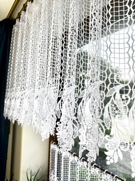 Zazdrostka Gipiura Biała Firanka Do Pokoju Do Kuchni Na Wymiar 70 wys