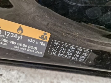 KAPOTA KRYT MOTORU MERCEDES CLA W117 A117