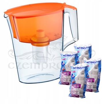 Dzbanek Standard orange 4x B15 classic Aquaphor