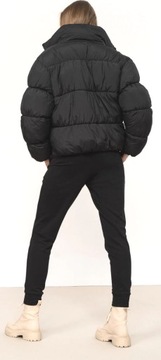 ЗИМНЯЯ КУРТКА OUTHORN, ЧЕРНЫЙ СТЕГАНЫЙ БОМБЕР