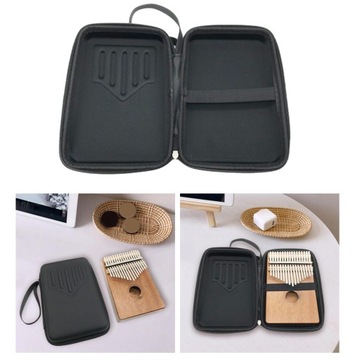Защитный чехол для микрофона Kalimba из ЭВА с 17 клавишами и утолщенным шнурком
