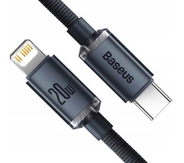 КАБЕЛЬ BASEUS USB-C КАБЕЛЬ LIGHTNING ДЛЯ IPHONE БЫСТРОЙ ЗАРЯДКИ PD 20ВТ 2М