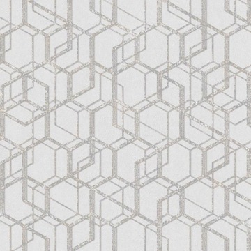 TAPETA WZÓR GEOMETRYCZNY WINYLOWA NA FLIZELINIE