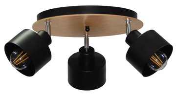 LAMPA PLAFON SUFITOWY ŻYRANDOL 003-SKL LOFT LED E27 SALON SYPIALNIA HOL