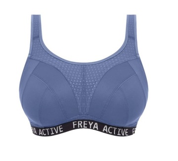 1P Freya Active DYNAMIC AC4014DEN Non Wired Sports Bra Denim 34F 75G