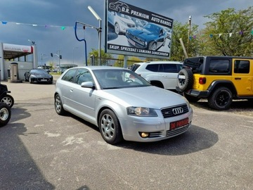 Audi A3 8P Hatchback 3d 1.6 FSI 115KM 2005 Audi A3 1.6 Benzyna 115 KM, Klimatyzacja,