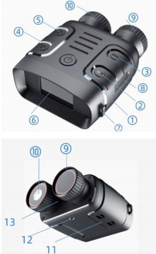 ИНФРАКРАСНЫЙ НОЧНОГО ВИДЕНИЯ БИОСКОП 1080P 3800 мАч