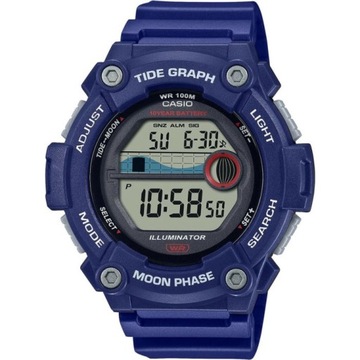 Zegarek męski CASIO wodoszczelny LCD sportowy 100M