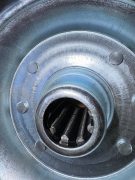 Колесо транспортной тележки металл и резина FI 200мм 20см 300кг