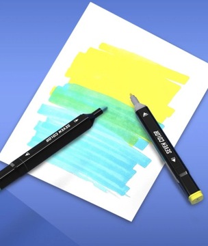 Маркеры, фломастеры, спиртовые маркеры, 262 цвета, двусторонние, в пакете бесплатно.