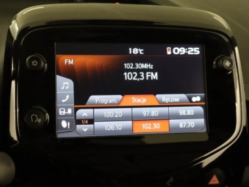 Toyota Aygo II Hatchback 3d Facelifting 1.0 VVT-i 72KM 2018 Toyota Aygo 1.0 VVT-i, Salon Polska, Automat, zdjęcie 8