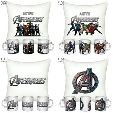 НАБОР «МСТИТЕЛИ» КРУЖКА + ПОДУШКА + ИМЯ