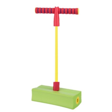 Skoczek gumowy pogo dla dzieci, jumper Crazy Feet zabawka do ogrodu ZIELONY