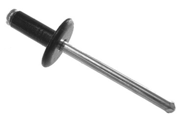10x NIT 4,8 x 12 alu anodowany czarny
