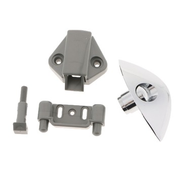 Ручка с защелкой в ​​форме полумесяца, дверца шкафа для автофургона, замок для лодки, глянцевый