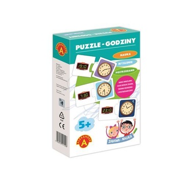 PUZZLE GODZINY ZABAWA I NAUKA ALEXANDER
