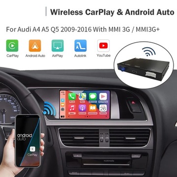 1 шт. беспроводной автомобильный интерфейс CarPlay Android для Audi A4 B8 A5 Q5 2009-2015