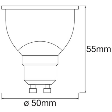 Светодиодная лампа GU10 5W RGBW DIM SMART+ WiFi LEDVANCE