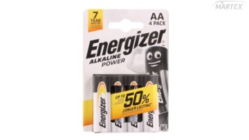 Battery lr6 aa energizer alkaline power 4pack, №1