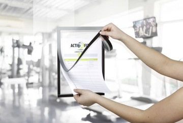 DURAFRAME ПРИМЕЧАНИЕ А4 САМОКЛЕЯЩАЯСЯ РАМКА СЕРЕБРЯНАЯ