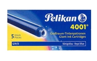 Naboje Pelikan Długie Niebieskie (5szt.)
