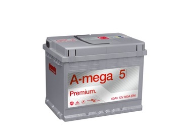 Akumulator AMEGA Premium M5 12V 60Ah 600A