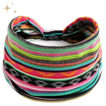 ШИРОКАЯ повязка для волос, красочная, УДОБНАЯ, этническая, для ушей, МОДНАЯ