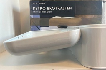 Echtwerk chlebak pojemnik na chleb biały 42 x 24 x 16