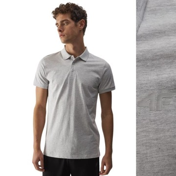 KOSZULKA MĘSKA POLO 4F T-SHIRT PODKOSZULEK BLUZKA SPORTOWA NA CO DZIEŃ