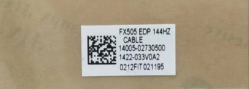 ЛЕНТА EDP MATRIX ASUS TUF FX506H FX506H FX506E FX506M 40-PIN