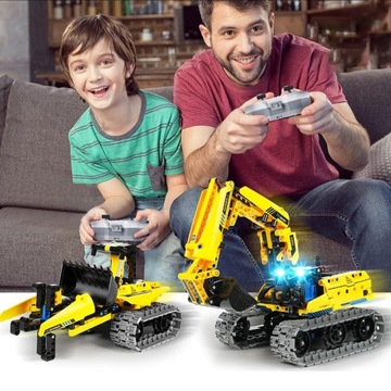 ЭКСКАВАТОР ИНЖЕНЕРНАЯ ИГРУШКА ПРОГРАММИРУЕМЫЙ ПУЛЬТ ДИСТАНЦИОННОГО УПРАВЛЕНИЯ