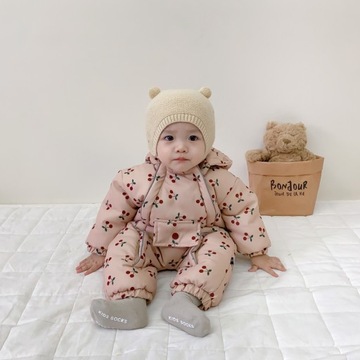 Pajacyki Urocze body w kwiaty B196-192