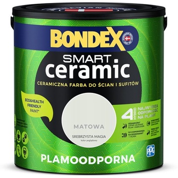 Краска для стен SMART CERAMIC серебристая магия 2,5л