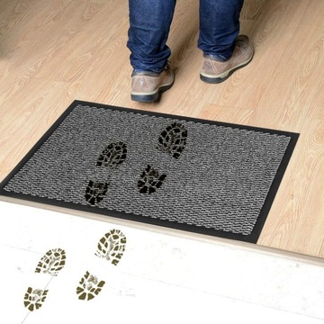 WYCIERACZKA POD DRZWI WEJŚCIOWA MATA DO BUTÓW ZEWNĘTRZNA WEWNĘTRZNA 60X90CM
