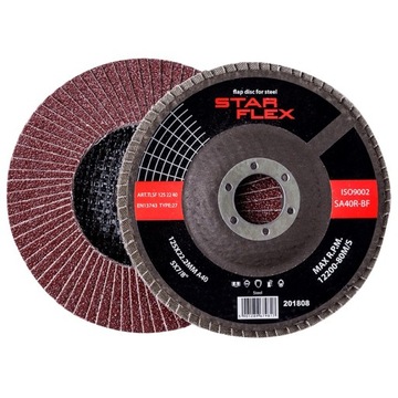 ŚCIERNICA DO METALU STAR FLEX 125x22x60 TARCZA