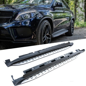 STUPNĚ PRAHY BOČNÍ MERCEDES GLE COUPE C292 CHRÓM