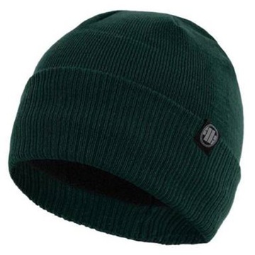 CZAPKA ZIMOWA PIT BULL 55, BUBBLE SMALL LOGO green