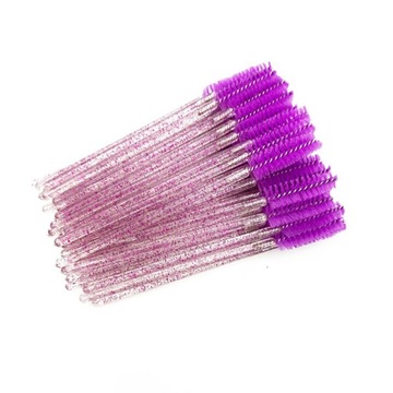 Кисть для бровей и ресниц Spiral Glitter 50 шт.