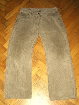 LEVI"S LEVIS STRAUSS 508 W32 L30 Sztruks IDEAŁ