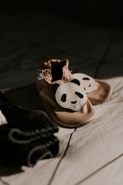 ПАПУТКИ - тапочки, тапочки кожаные обезьянки, 3XL, 28 бежевые