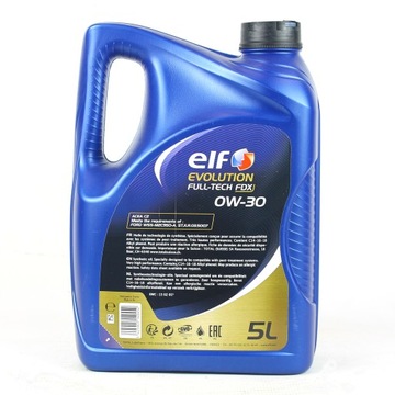 ELF EVOLUTION FULL-TECH FDX 0W/30 5L